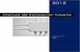 Manual de instalación tuberíawirelessshop.mx/download/Manual_Charofil.pdf · Procedimiento racor- tubo caja de 20, 25 y 32 mm 1. Material : a. Tubería de 20mm 25mm o 32mm b. Racor
