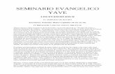 SEMINARIO EVANGELICO YAVE · 2018-09-25 · seminario evangelico yave