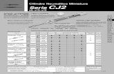Cilindro Neumático Miniatura CJ2content2.smcetech.com/pdf/CJ2_ES.pdfVéase el "Cilindro de doble efecto" en la tabla de fuerzas teóricas 1 de los datos técnicos 3 en la pág.5.6-7.