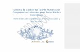 Sistema de Gestión del Talento Humano por Competencias ......Competencias Nacional”, contribuye a la Gerencia del proceso Gestión del Talento Humano y por ende a sus subprocesos: