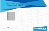 Refrigerador Manual del usuariodownload.beko.com/Download.UsageManualsBeko/ES/es... · de la clasificación selectiva para los residuos de aparatos eléctricos y electrónicos (WEEE).