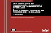 LEY ORGÁNICA DE PROTECCIÓN DE DATOS Y ......Ebook + Actualizaciones en COLEX READER Contienen concordancias e índices analíticos 1ª EDICIÓN 2019 LEY ORGÁNICA DE PROTECCIÓN