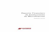 Reporte Financiero de Instituciones de Microfinanzas ... · Reporte Financiero de Instituciones de Microfinanzas _____ Performance del Sistema de Microfinanzas en el Perú ... de
