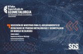 Presentación de PowerPoint200.48.195.199/MKTMailing/PDF TALLER GEOMETALURGIA-comprimido.pdf · El tipo e intensidad de la alteración –p.e. Fe (Fe203 o Fe304) La ley del mineral