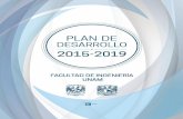 Inicio Índice - fi-b.unam.mx · unam, el Plan de Desarrollo 2015-2019 retoma el plan de trabajo que presenté ante la Junta de Gobierno en febrero del año en curso, las opiniones