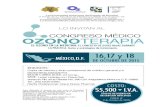 OZONOTERAPIA - Congresos Médicoscongresos-medicos.com/docs/0/Congreso Ozono 2015.pdf• Importancia de la matrix y tejido conjuntivo. • Excreción y proceso de condensación en