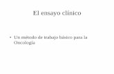 Un método de trabajo básico para la Oncologíafundaciongasparcasal.org/aeets/ficheros/AEETS8_Alejandro_Tres.pdfImportancia de participar en los ensayos clínicos. Journal of Clinical