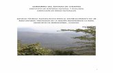 GOBIERNO DEL ESTADO DE CHIAPAS · 2017-12-04 · 1 gobierno del estado de chiapas instituto de historia natural y ecologÍa direcciÓn de Áreas naturales estudio tÉcnico justificativo