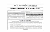 Publicacion Oficial - Diario Oficial El Peruano · 2018-01-01 · El Peruano Lunes 24 de febrero de 2014 517465 ENERGIA Y MINAS Declaran extinguidas servidumbres respecto a predio