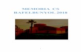 MEMORIA CS RAFELBUNYOL 2018 - Departamento de Salud ...clinicomalvarrosa.san.gva.es/documents/4084047/...Malvarrosa de Valencia, en un edificio único, localizado en la Calle Jose