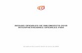 CLUB DEL ARBITRO - Interpretaciones Oficiales …Tienes en tus manos la edición 3.0 de la traducción al castellano de las Interpretaciones Oficiales FIBA 2018, publicada el 13/02/2019.