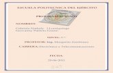 ESCUELA POLITECNICA DEL EJÉRCITO PROGRAMACION II · 2011-11-21 · - 1 - ESCUELA POLITECNICA DEL EJÉRCITO PROGRAMACION II NOMBRES: Gabriela Nathaly LLumiquinga Geovanny Patricio