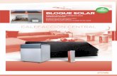 BLOQUE SOLAR · 2019-08-07 · • compresor scroll de alta eficacia • intercambiador de placas de acero inoxidable de alta calidad • libre de ciclos de descongelaciÓn • unidad