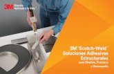 3M Scotch-Weld Soluciones Adhesivas3M™ Scotch-Weld™ Adhesivos Estructurales Ciencia Adhesiva para Soluciones Adhesivas Uniones de alta Resistencia y metales Unión de plásticos