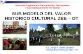 SUB MODELO DEL VALOR HISTORICO CULTURAL ZEE OT - …zeeot.regioncajamarca.gob.pe/sites/default/files/03Expo... · 2017-10-26 · UNESCO, Son los bienes culturales que la historia