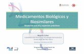 Medicamentos Biológicos y Biosimilares · El principio activo en los genéricos tiene una estructura química más sencilla y es idéntica a la del medicamento de referencia. Calidad,