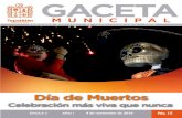 GACETA - Tepatitlán de Morelos, Jalisco...GACETA MUNICIPAL GOBIERNO MUNICIPAL DE TEPATITLÁN 2015 - 2018 ÉPOCA 5 AÑO I 4 de noviembre de 2016 No. 15 Día de Muertos Celebración