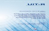 Señales de audio digital y de datos auxiliares considerados como … · 2010-11-29 · Recomendación UIT-R BT.1305-1 (03/2010) Señales de audio digital y de datos auxiliares considerados