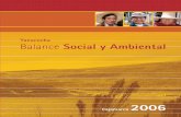 Yanacocha Balance Social y Ambientalyanacocha.com/wp-content/uploads/Reporte-de-sostenibilidad-2006.pdf · impacto de nuestras operaciones, en especial en la calidad y cantidad de