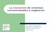 La transición de sistemas convencionales a orgánicosacademic.uprm.edu/mbarragan/Brenes_Transicion.pdf · Brenes 72 Etapas del proceso características de la demanda y del mercado