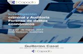 Guillermo Casal• CISA – Certified Information Systems Auditor, certificación expedida por ISACA -Information Systems Audit & Control Association, 1992. ... • Examen de registros