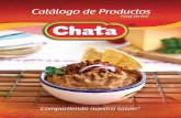 Catálogo de Productospaxserver.com/projects/Chata/img/chata_catalogo_food_service_2016.pdfPOUCHE POLLO EN MOLE 1.5 KG 1/5 ITEM: LA0250 Productos Chata, en busca de nuevos productos