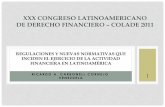 XXX CONGRESO LATINOAMERICANO DE DERECHO FINANCIERO …felaban.s3-website-us-west-2.amazonaws.com/memorias/archivo... · EJERCICIO DE LA ACTIVIDAD FINANCIERA EN LATINOAMÉRICA VENEZUELA