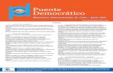 Relaciones internacionales de Cuba · info@puentedemocratico.org Puente Democrático Relaciones Internacionales de Cuba - Mayo 2012 1 • Acuerdo de cooperación Agencias Prensa Latina