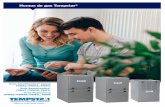 Hornos de gas Tempstar® · HORNOS DE GAS SMARTCOMFORT® La serie de hornos de gas SmartComfort ofrece la mejor comodidad en las estaciones frías, desde el más avanzado sistema