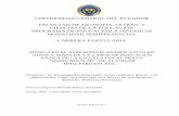 UNIVERSIDAD CENTRAL DEL ECUADOR FACULTAD DE FILOSOFIA, LETRAS Y CIENCIAS DE … · 2017-03-16 · Proyecto de Investigación, elaborado por CHIGUANO MARCILLO BLANCA ALEXANDRA; cuyo