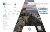 ORGANIZAN #UnidosxElPatrimonio - Escuela de …El 16 de noviembre de 1972 se firmó en París la Convención de Patrimonio Mundial Cultural y Natural, sumándose la Alhambra y Generalife