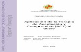Aplicación de la Terapia de Aceptación y Compromiso (ACT ...tauja.ujaen.es/bitstream/10953.1/5891/1/Campos_Pedrosa_Ana_TFG... · tercera generación; por ello, en este estudio se