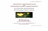 TERAPIA INTEGRATIVA RESPIRACIÓN CONSCIENTE web pdf/FTI 2012-2014 Programa Formacion... · 3 Presentación: Terapia Integrativa Respiración Consciente y Pensamiento Sistémico La