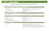BAJADOR ZAMBAzamba.demos.mas54.com/pdf/H-Bajador_Zamba/Msds_Bajador.pdf · MANIPULEO Y ALMACENAMIENTO 6.1 Medidas de precaución personal Evitar la inhalación de vapores o nieblas