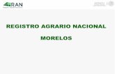 REGISTRO AGRARIO NACIONAL MORELOS · 2018-04-12 · • Inscribir el acta de asamblea en el Registro Agrario Nacional, a partir de lo cual los ... • Acuerdo de Asamblea del Reconocimiento
