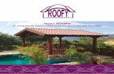 Tejas ROOFY - Pergoland Estructuras de Madera · sobre las tejas. El montaje del sistema de teja ROOFY no tiene ninguna dificultad y está al alcance de todo el mundo, independientemente