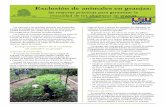 Exclusión de animales en granjas - LSU AgCenter/media/system/1/b/6/c... · Componentes claves de la exclusión de animales en granjas Animales domesticados A menudo los animales