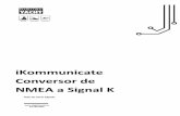 iKommunicate Conversor de NMEA a Signal K · • El cable de red de 1 m suministrado deberá estar conectado al router inalámbrico o al conmutador de red del barco. Si necesita instalar