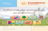 Informe de progreso académicofunshineextras.com/image/cache/Spanish_Child_Progress_Report_Infant.pdf · Informe de progreso académico (Nacimiendo-12 meses) Desde el momento en que