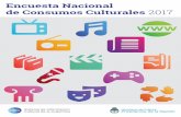 Encuesta Nacional de Consumos Culturales 2017img-view.mailpro.com/clients/2013/05/13/30084/Informacion... · 2018-05-15 · 5 PRESENTACIÓN La Encuesta Nacional de Consumos Culturales