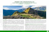 Perú de Maravillaatom.travel/web/Contenido/peru/2020/peru-maravilla.pdfa la que fue la capital del Imperio inca y una de las ciudades más importantes del Virreinato del Perú. Declarada