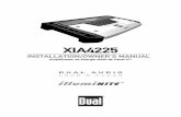 XIA4225 - dualav.com · Señal de Entrada • La señal de entrada del amplificador se conecta a las salidas bajas (RCA) o altas (cables de altavoz) de la unidad principal. • Las