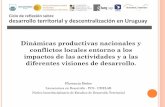 Dinámicas productivas nacionales y conflictos locales ...desarrolloterritorial.ei.udelar.edu.uy/wp-content/uploads/2013/06/... · OBJETO DE ESTUDIOS DE DESARROLLO TERRITORIAL: EL