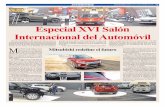 Especial XVI Salón Internacional del Automóvil · Te permite hacer retiros en cualquier cajero automático ... el modo de tracción de su vehículo entre 4x2, 4x4, off-road y tráiler.