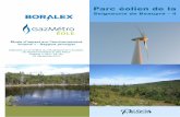  · BORALEX ET GAZ MÉTRO ÉOLE Parc éolien de la Seigneurie de Beaupré – 4 Étude d’impact sur l’environnement Volume 1 : Rapport principal PESCA Environnement 22 décembre
