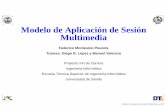 Modelo de Aplicación de Sesión Multimedia · SCTP Modelo de Aplicacion´ de Sesion´ Multimedia– p.13/27. Arquitectura de control basada en SIP Integrada en la infraestructura
