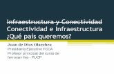 Infraestructura y Conectividad Conectividad e ... · Infraestructura y Conectividad Conectividad e Infraestructura ¿Qué país queremos? Juan de Dios Olaechea . Presidente Ejecutivo