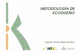 METODOLOGÍA DE ECODISEÑOeneco2.ader.es/.../Metodologia_de_ecodiseno-06-03-14-primera_parte.pdf · RECICLAJE Sistema de fin de vida. Eliminación final. Obtención de materias primas