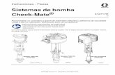Sistemas de bomba Check-Mate · 2020-03-11 · Instrucciones - Piezas Sistemas de bomba Check-Mate® Para bombear un suministro a granel de materiales sellantes y adhesivos de viscosidad