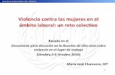 Los Convenios Violencia contra las mujeres en el ámbito ... Maria Jose.pdf · (rendimiento bajo en víctimas y testigos) y efecto dominó (reputación, imagen y competitividad) ...